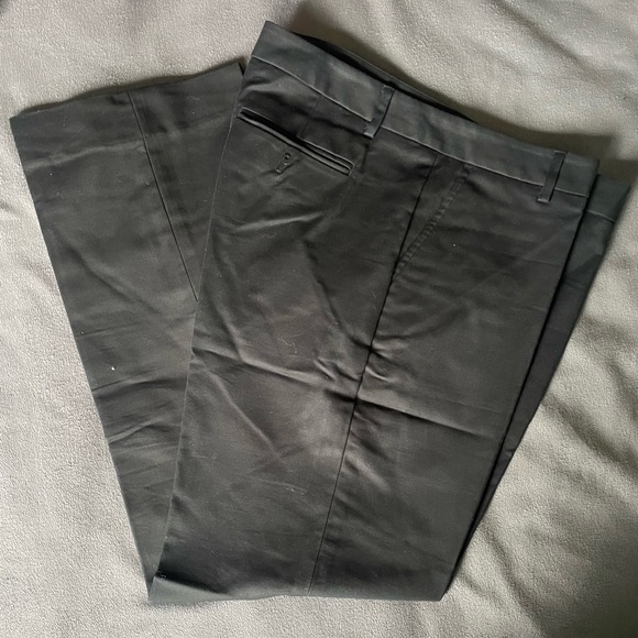 GAP Pants - Gap straight leg pants, black, size 12